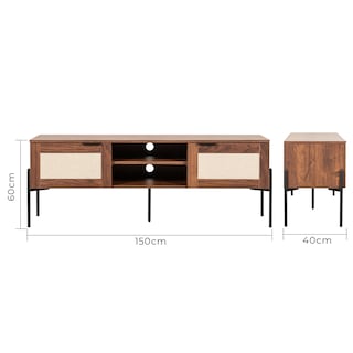 Foto 7 | Mueble para Tv Imperia Mundo In color Negro Nogal