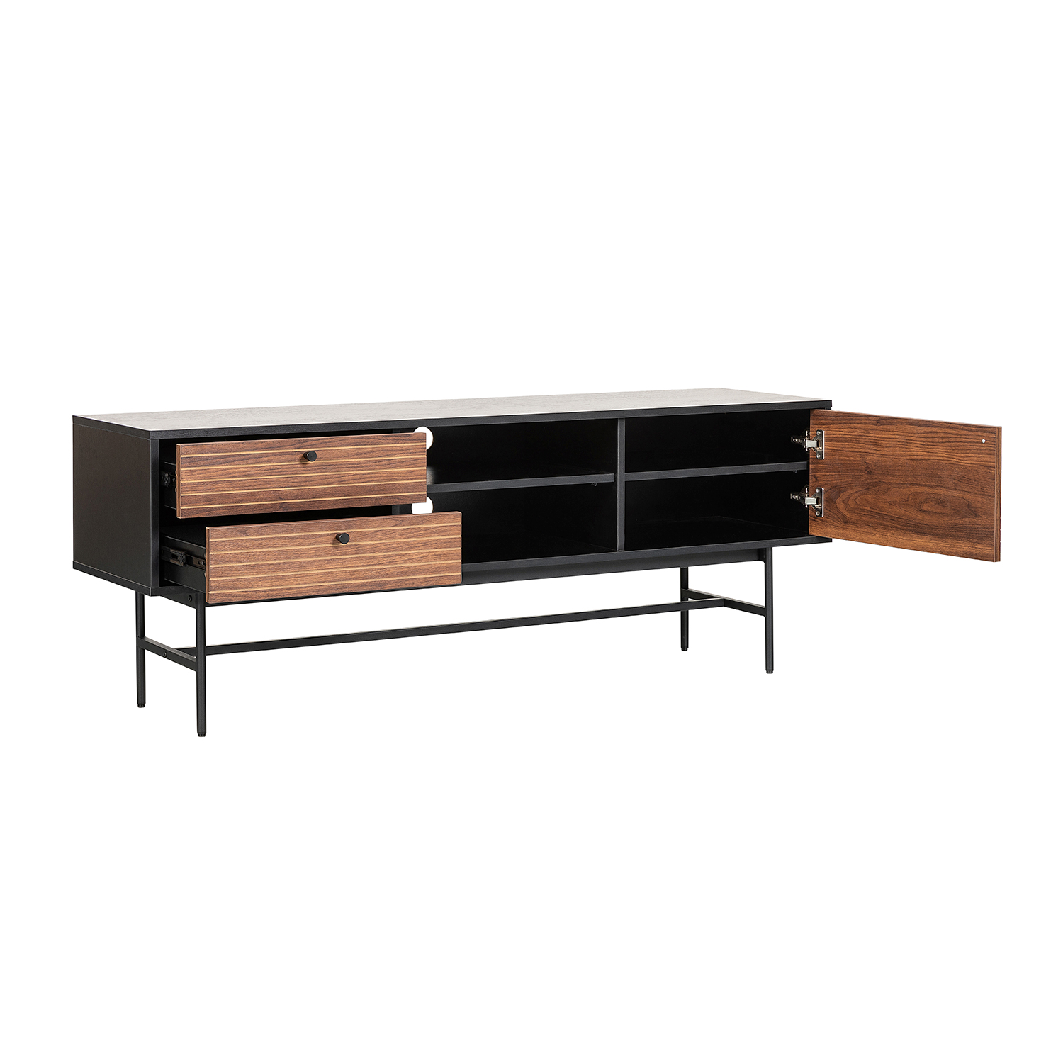 Foto 4 | Mueble para Tv Piamonte Mundo In Negro Nogal