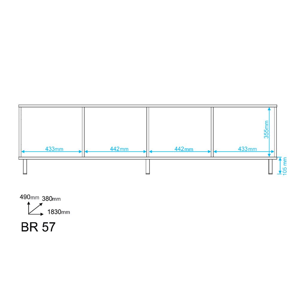 Foto 5 | Rack Tv Combinado Midtown Concept