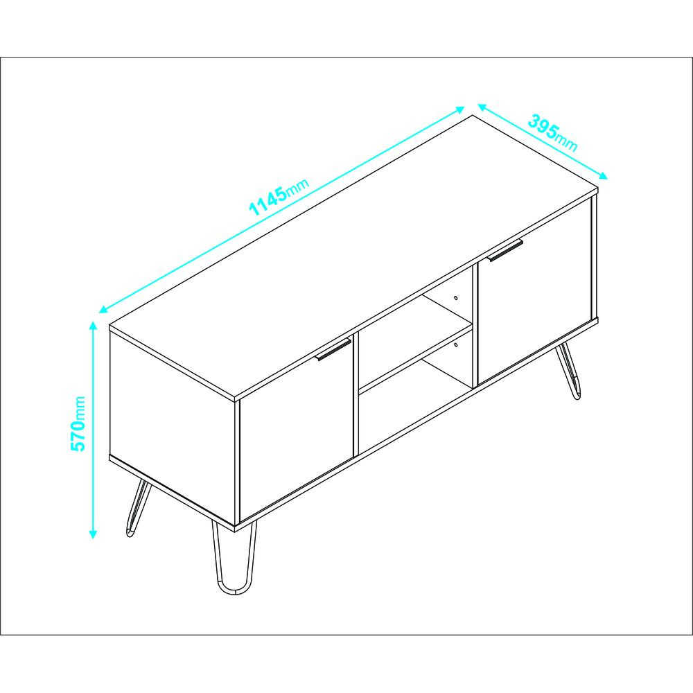 Foto 6 pulgar | Mesa para Tv Midtown Concept color Blanco