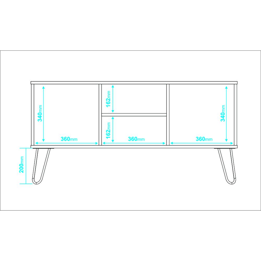 Foto 7 pulgar | Mesa para Tv Midtown Concept color Blanco