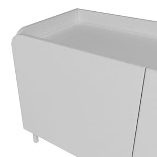 Foto 3 | Mueble Mesa de TV Midtown Concept Blanco Diseño Moderno con Puertas