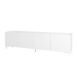 Foto 6 | Mueble Mesa de TV Midtown Concept Blanco Diseño Moderno con Puertas