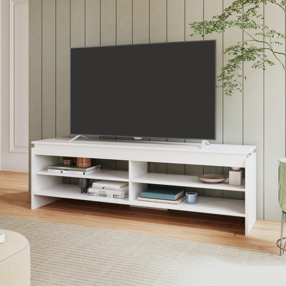 Foto 5 pulgar | Rack de TV Midtown Concept Blanco 4 Estantes