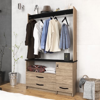 Foto 3 | Mueble para Tv Playcon 118 x 191 cm Texturizado Roble