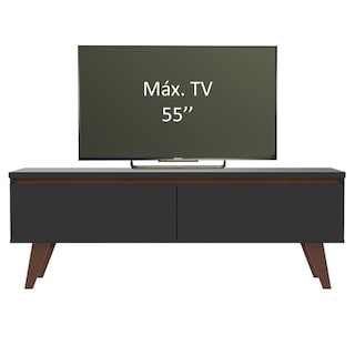 Foto 7 | Mueble para TV Madesa Le Mans Negro Hasta 55 Pulgadas