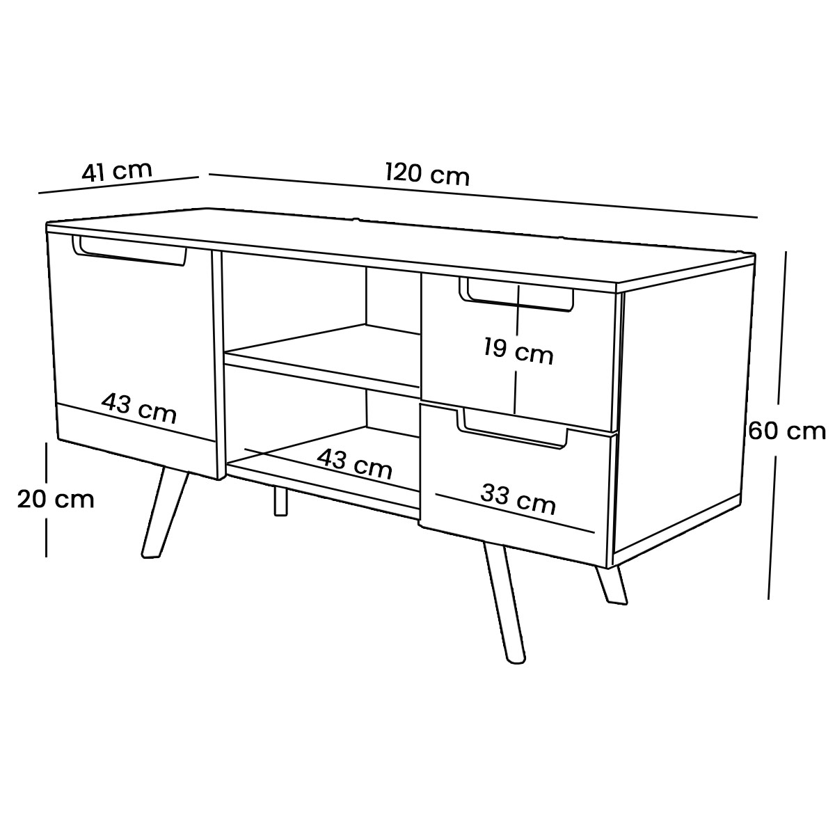 Foto 5 pulgar | Mueble Para TV Hogare París Parota