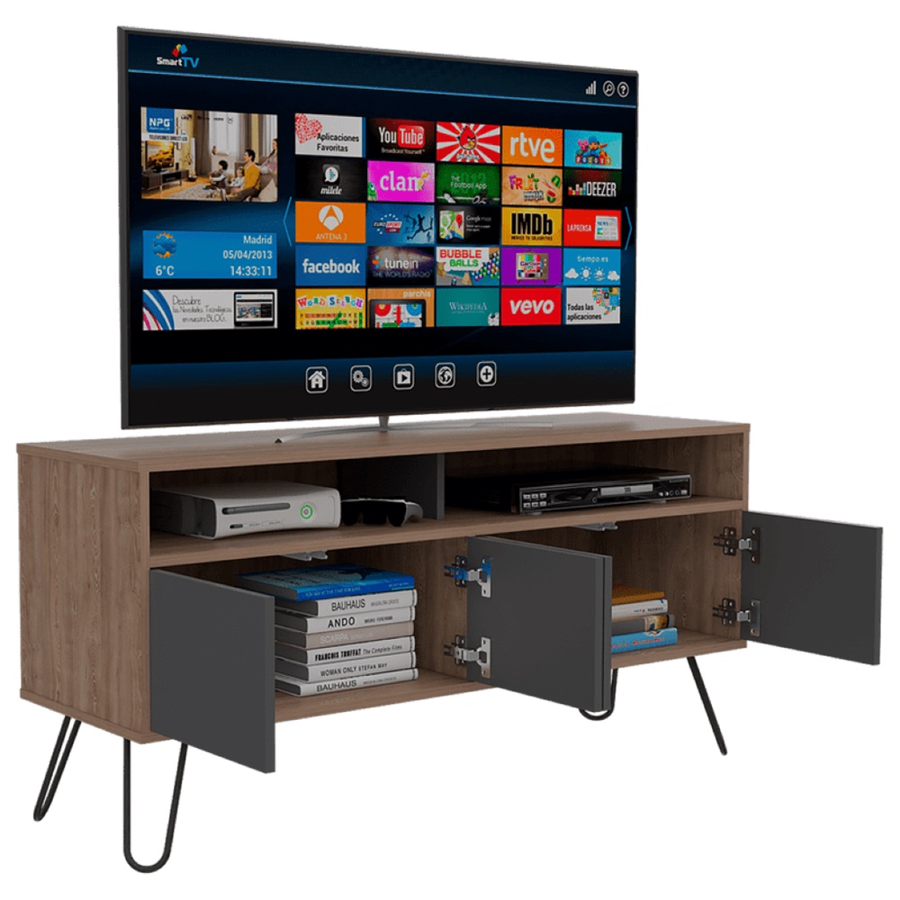 Foto 1 | Mesa Para Tv 55 Pulgadas Excelsior Miel