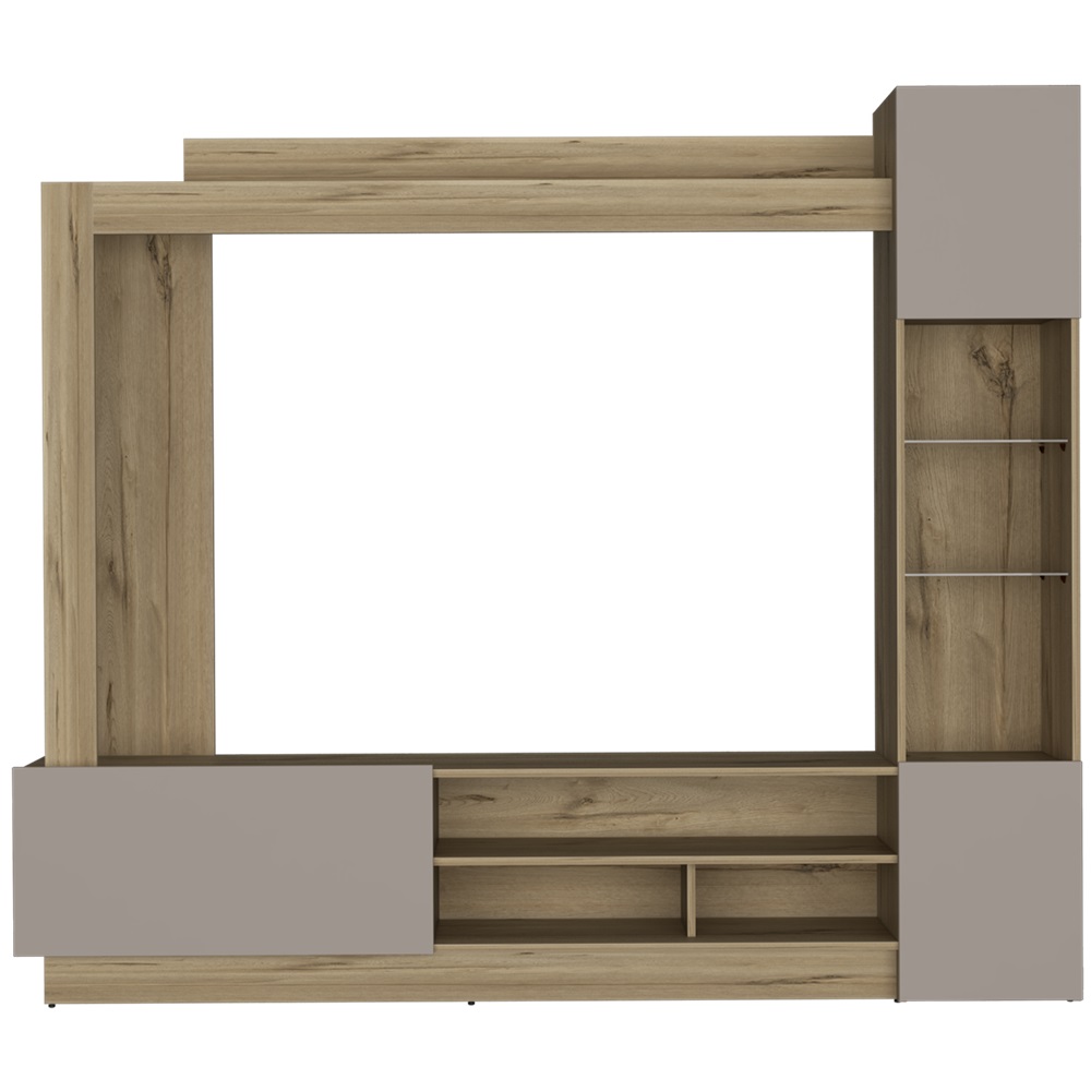 Foto 5 pulgar | Mueble para Tv 65" Excelsior Nizza Café Claro
