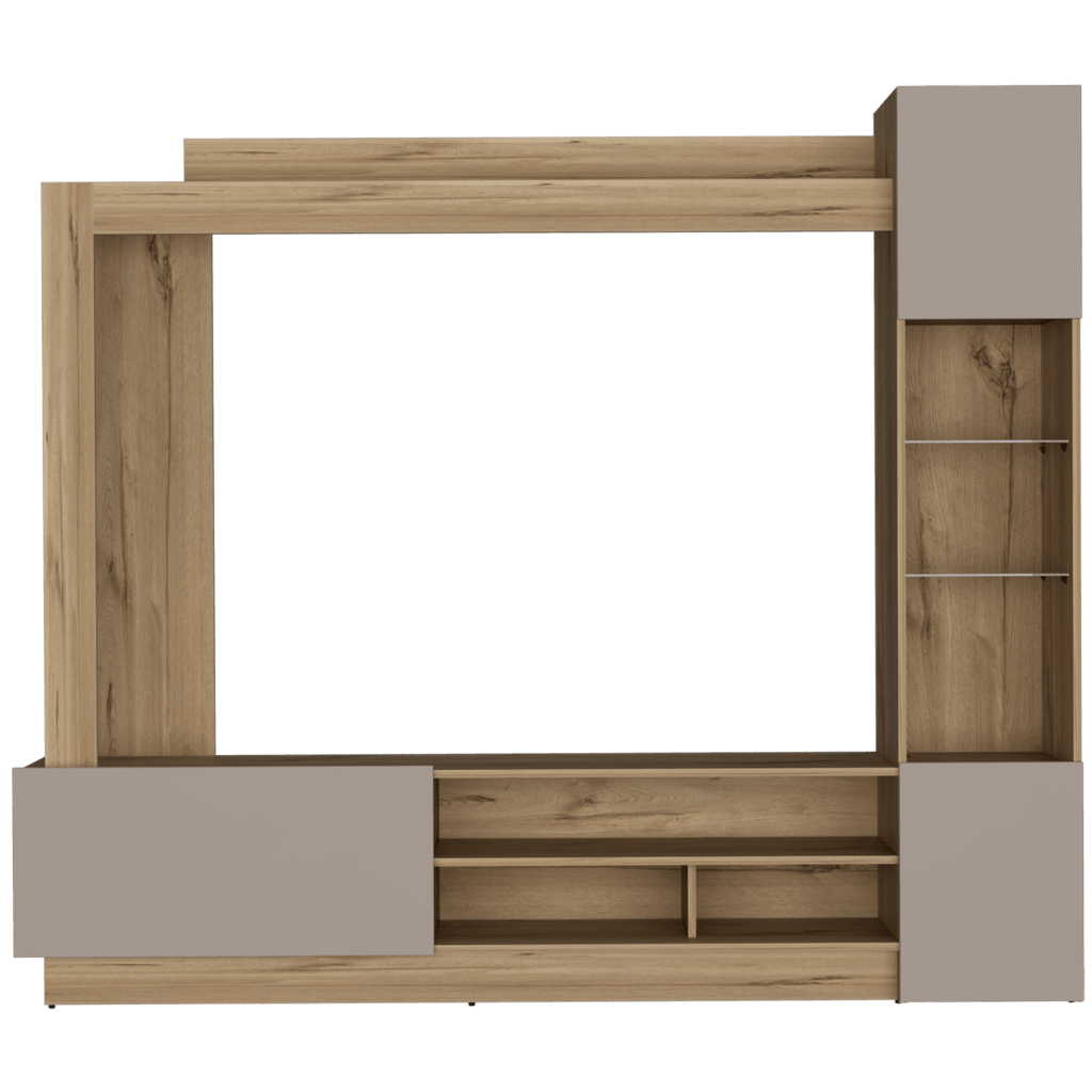 Foto 7 pulgar | Mueble para Tv 65" Excelsior Nizza Café Claro