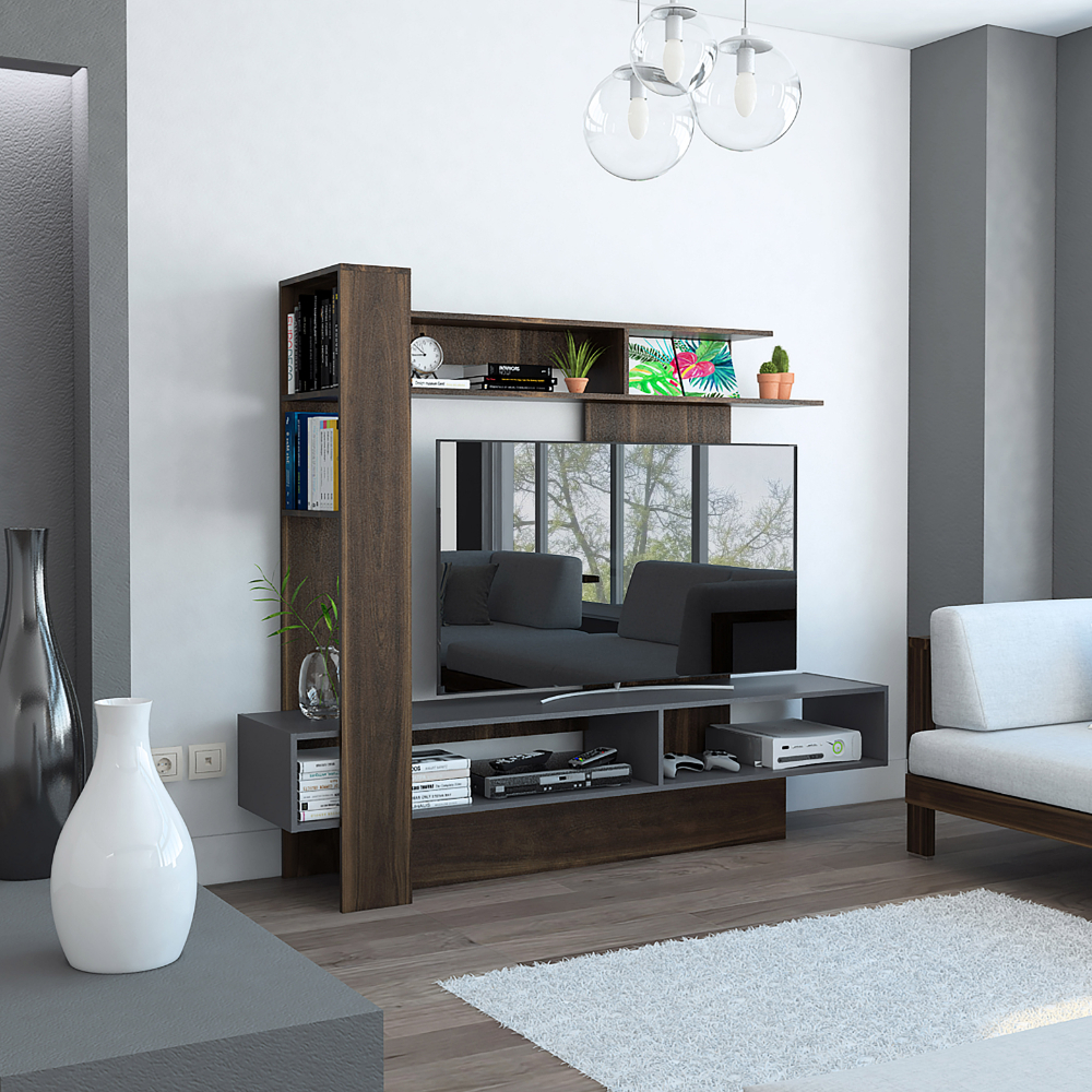 Foto 5 | Mueble para Tv 65" Excelsior Flamenco Caoba