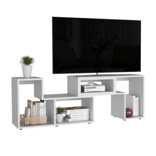 Foto 3 | Mesa Para Tv Ascher, Blanco Duqueza, Con Espacio Para Televisor De Hasta 50 Pulgadas