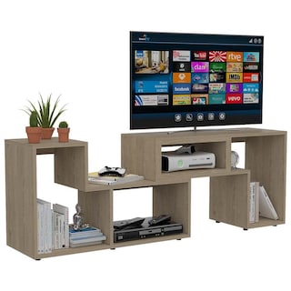 Foto 3 | Mesa Extendible Ascher Para Tv De 50'', Color Beige