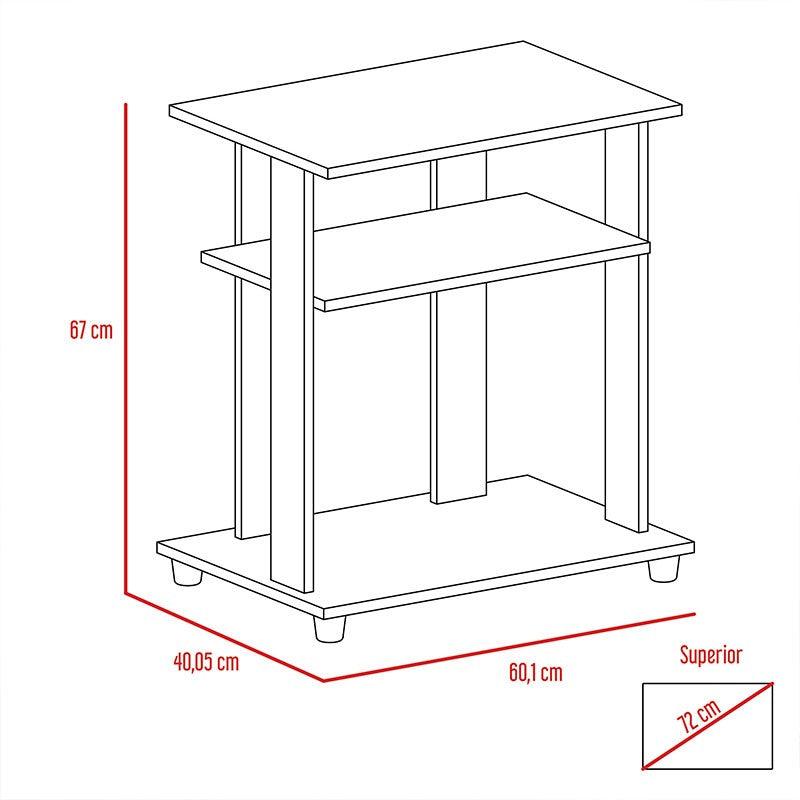 Foto 6 pulgar | Mesa para Tv de 22'' Bonaire  Negra