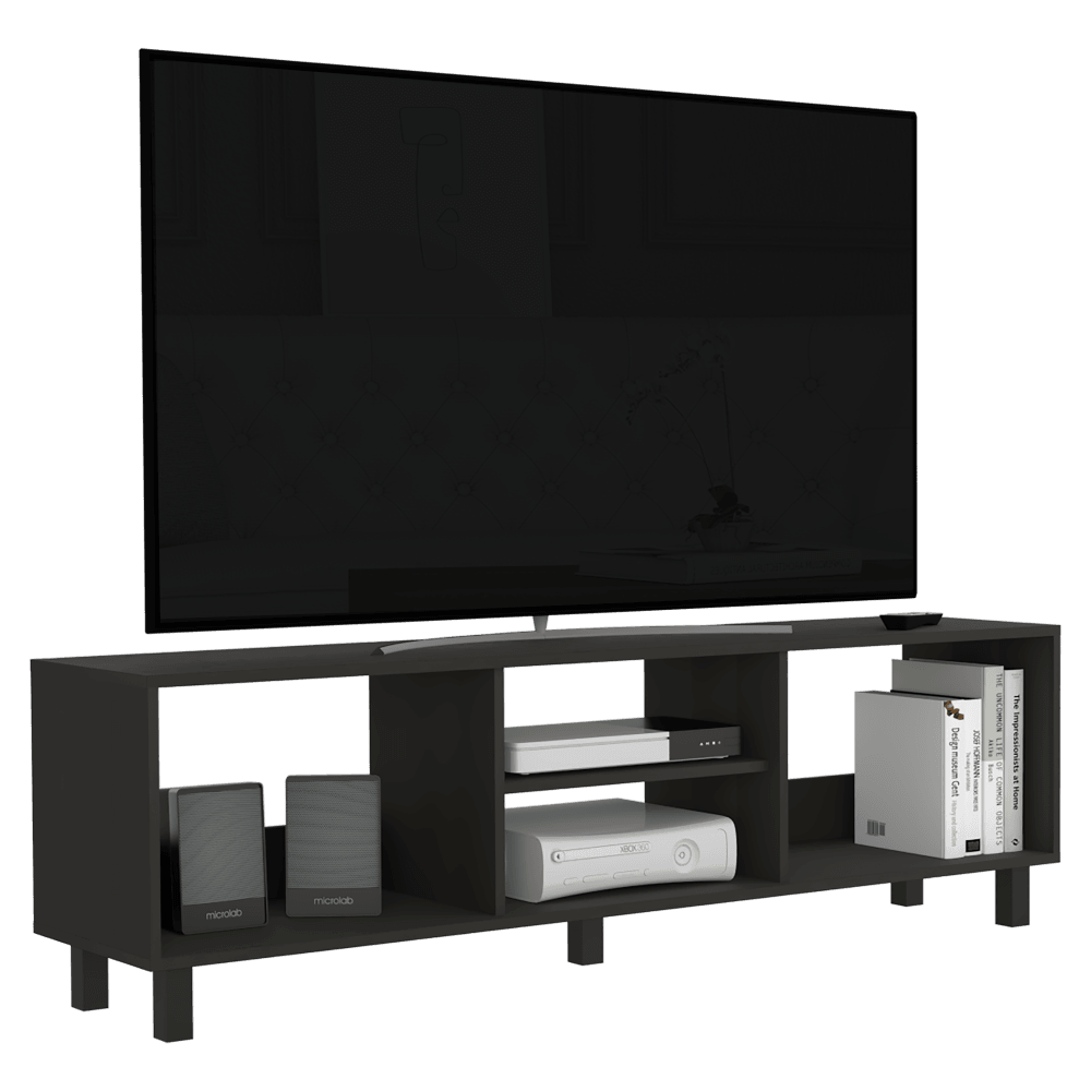 Foto 5 pulgar | Mesa Para Tv Tunez, Capacidad Para Tv Hasta 70'', Color Wengue Y Café Claro