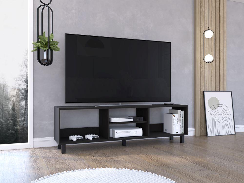 Foto 2 pulgar | Mesa Para Tv Tunez, Color Wengue, Para Televisor Hasta 70''
