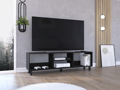Foto 1 | Mesa Para Tv Tunez, Color Wengue, Para Televisor Hasta 70''