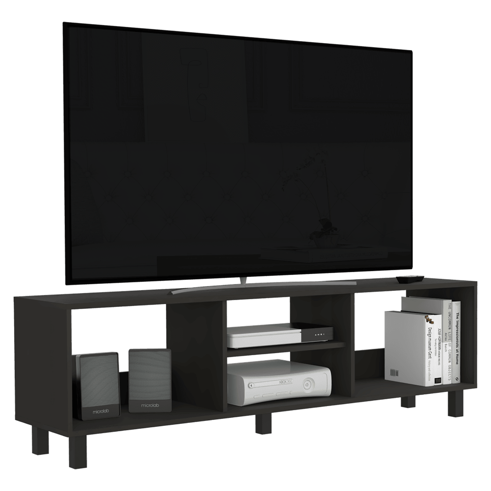 Foto 3 pulgar | Mesa Para Tv Tunez, Color Wengue, Para Televisor Hasta 70''