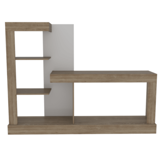 Foto 5 | Mesa Para Tv Samir, Miel Y Blanco, Con Espacio Para Televisor De Hasta 55 ''