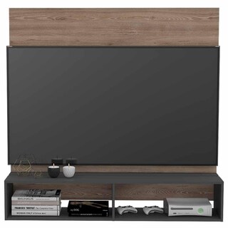 Foto 2 | Panel De Tv Lara, Capacidad Para Tv De Hasta 60'', Color Miel Y Plata Oscuro