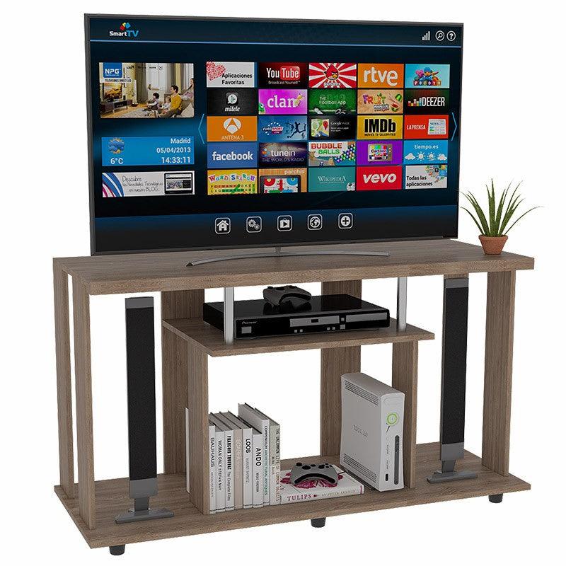 Foto 2 | Mesa Para Tv Alpin Miel con Espacio Para Televisor De Hasta 50 Pulgadas Virtual Muebles