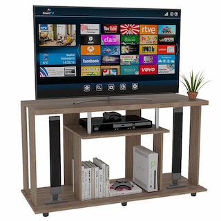 Foto 2 | Mesa Para Tv Alpin Miel con Espacio Para Televisor De Hasta 50 Pulgadas Virtual Muebles