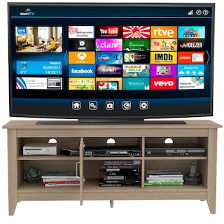 Foto 4 | Mesa Sarume Para Tv De 65'', Con Puerta, Color Beige