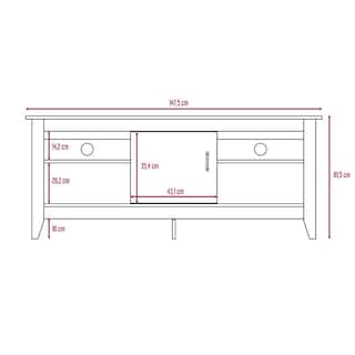 Foto 8 | Mesa Sarume Para Tv De 65'', Con Puerta, Color Beige