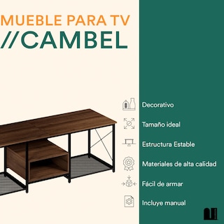 Foto 2 | Mesa Para Tv Mubson Centro De Entretenimiento Cambel