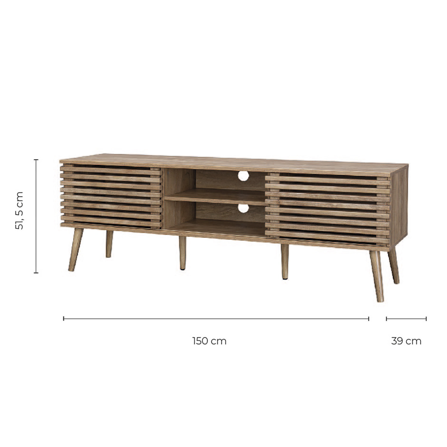 Foto 4 pulgar | Mueble de TV Top Living Pittsburgh Marrón