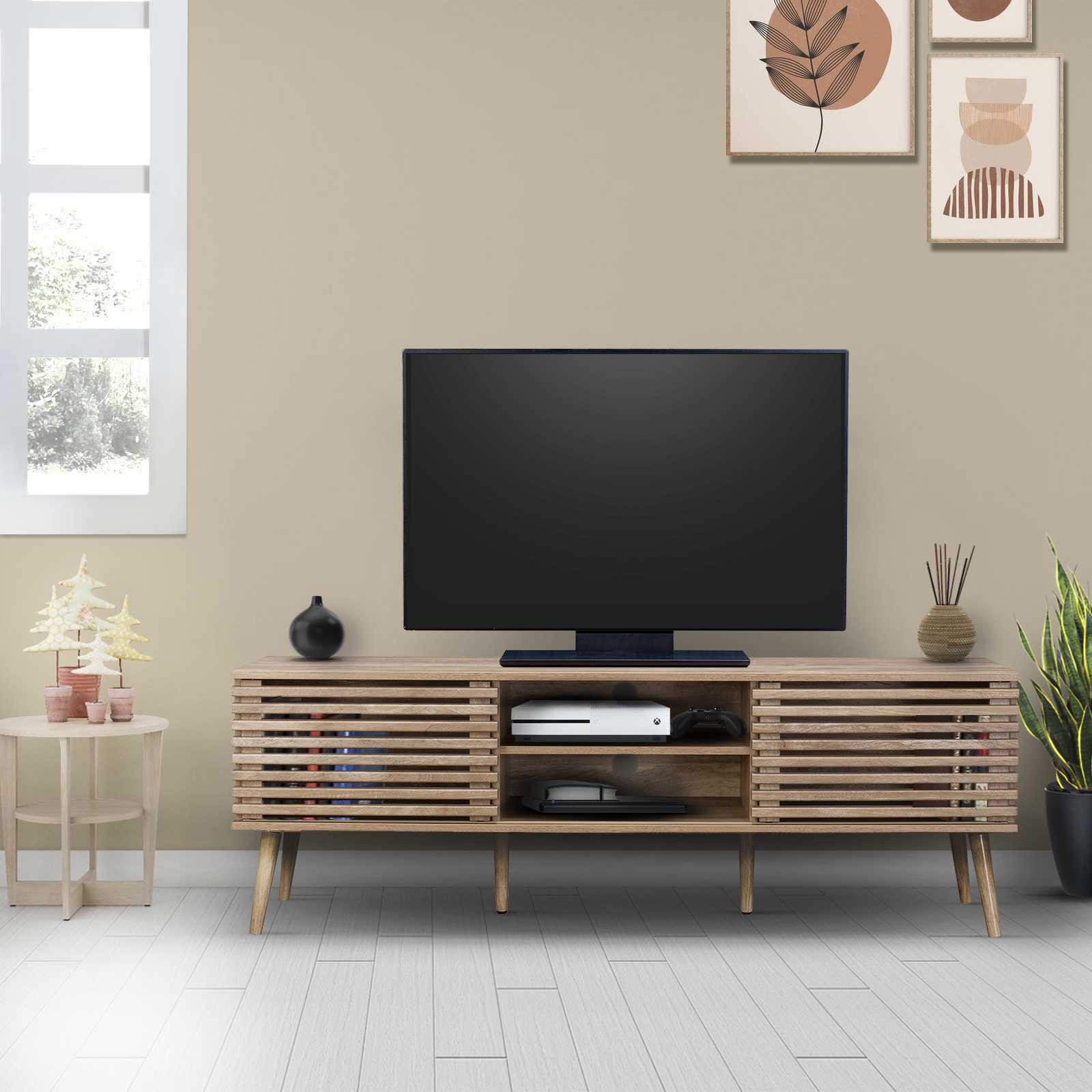 Foto 5 pulgar | Mueble de TV Top Living Pittsburgh Marrón