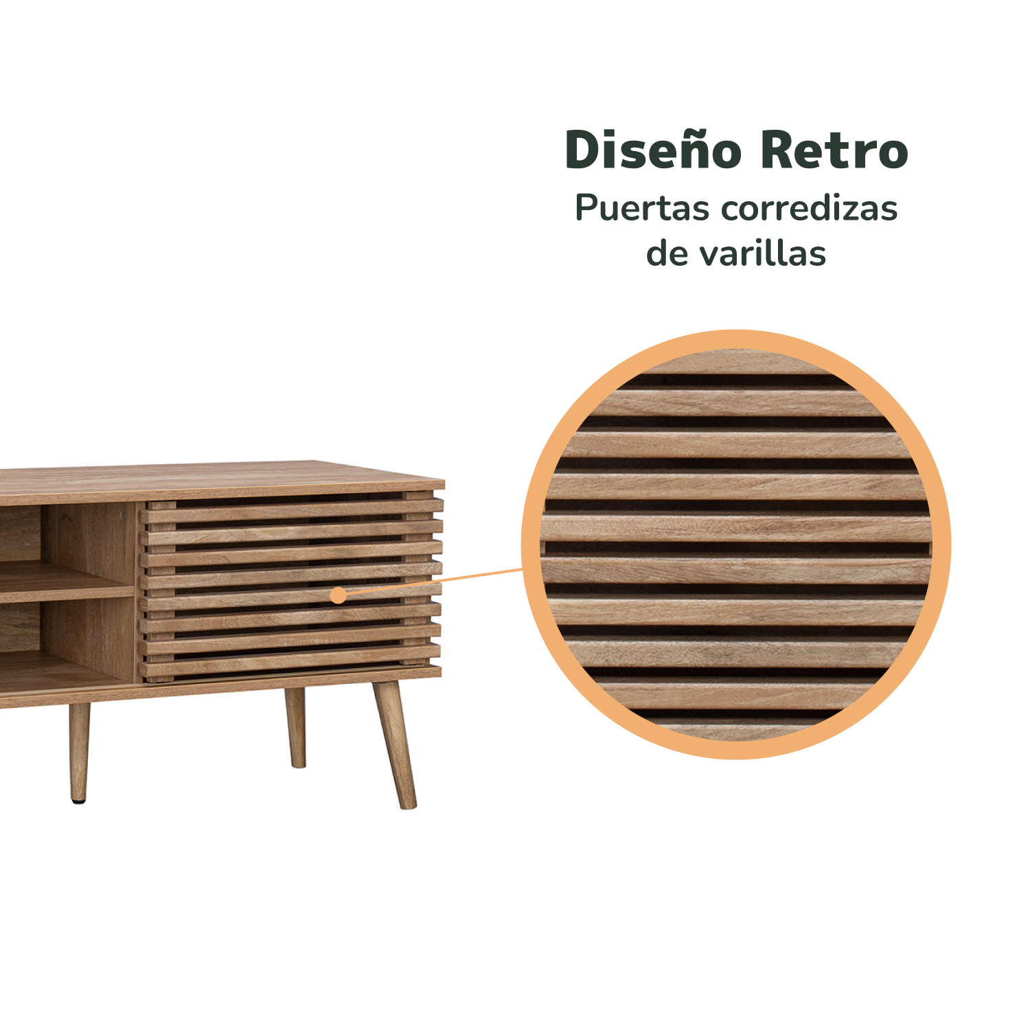 Foto 7 pulgar | Mueble de TV Top Living Pittsburgh Marrón