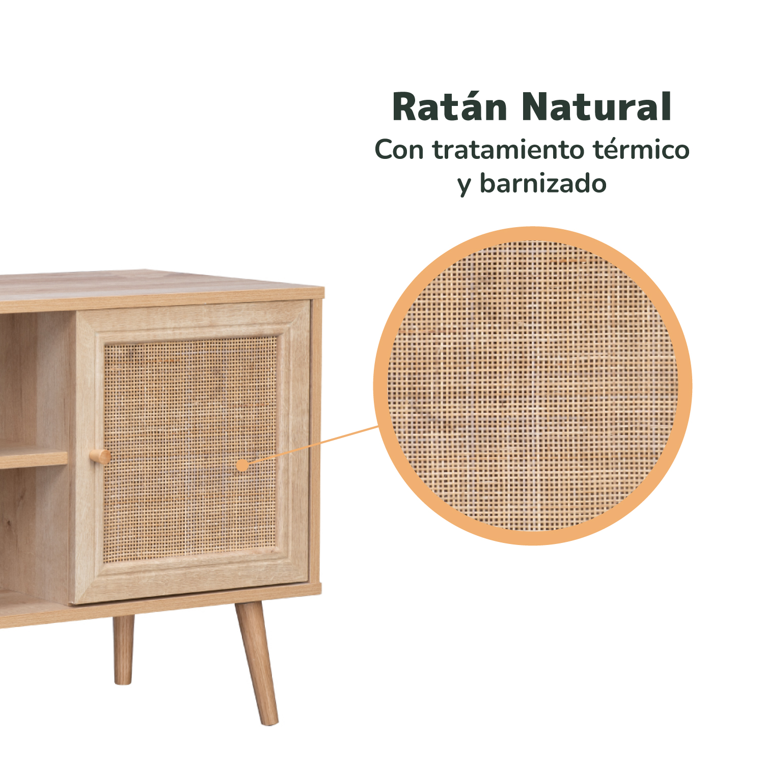 Foto 6 | Mueble para TV Top Living Bombai Marrón