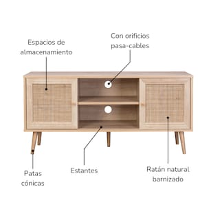 Foto 7 | Mueble para TV Top Living Bombai Marrón