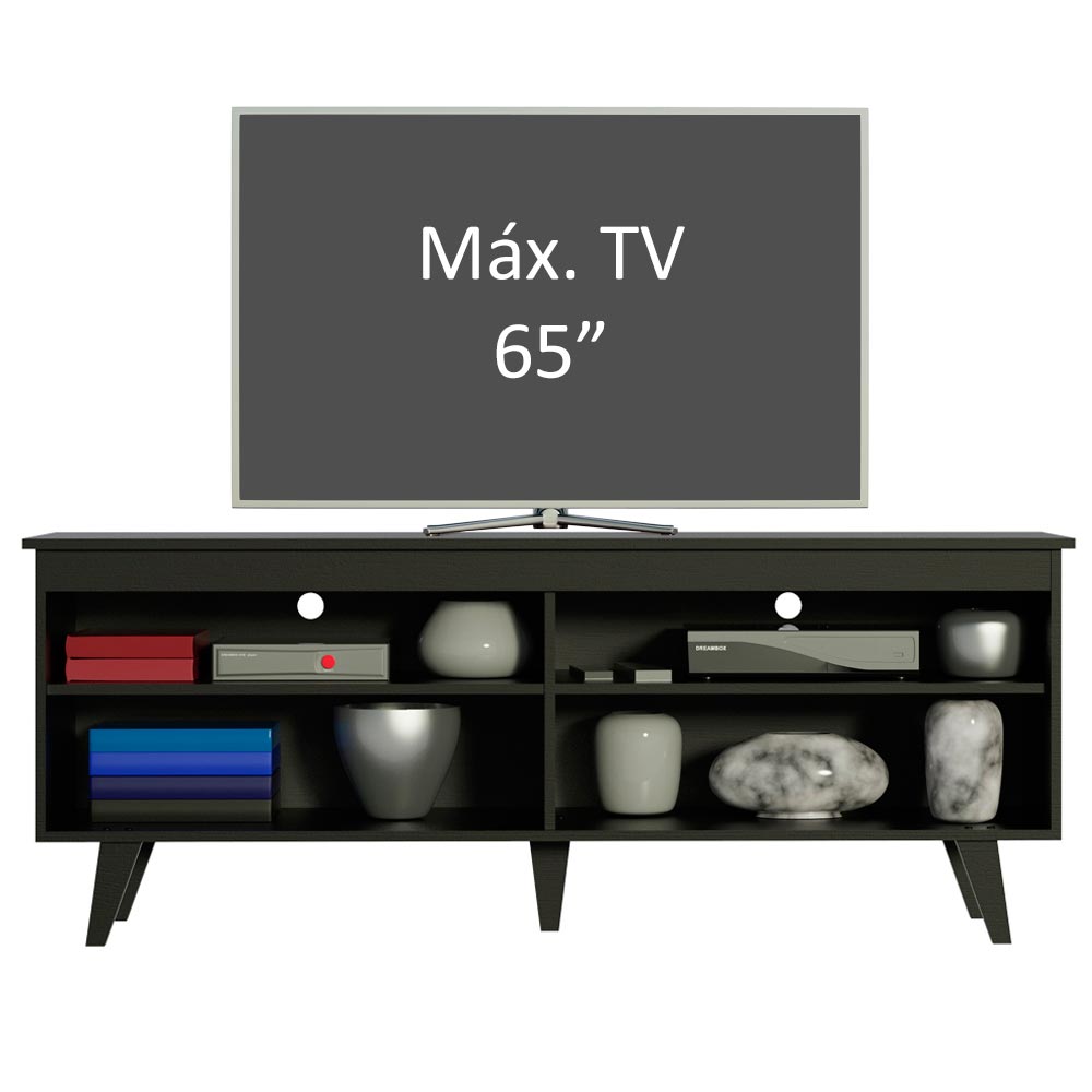 Foto 5 | Mueble para TV Madesa Negro para Pantallas de Hasta 65''