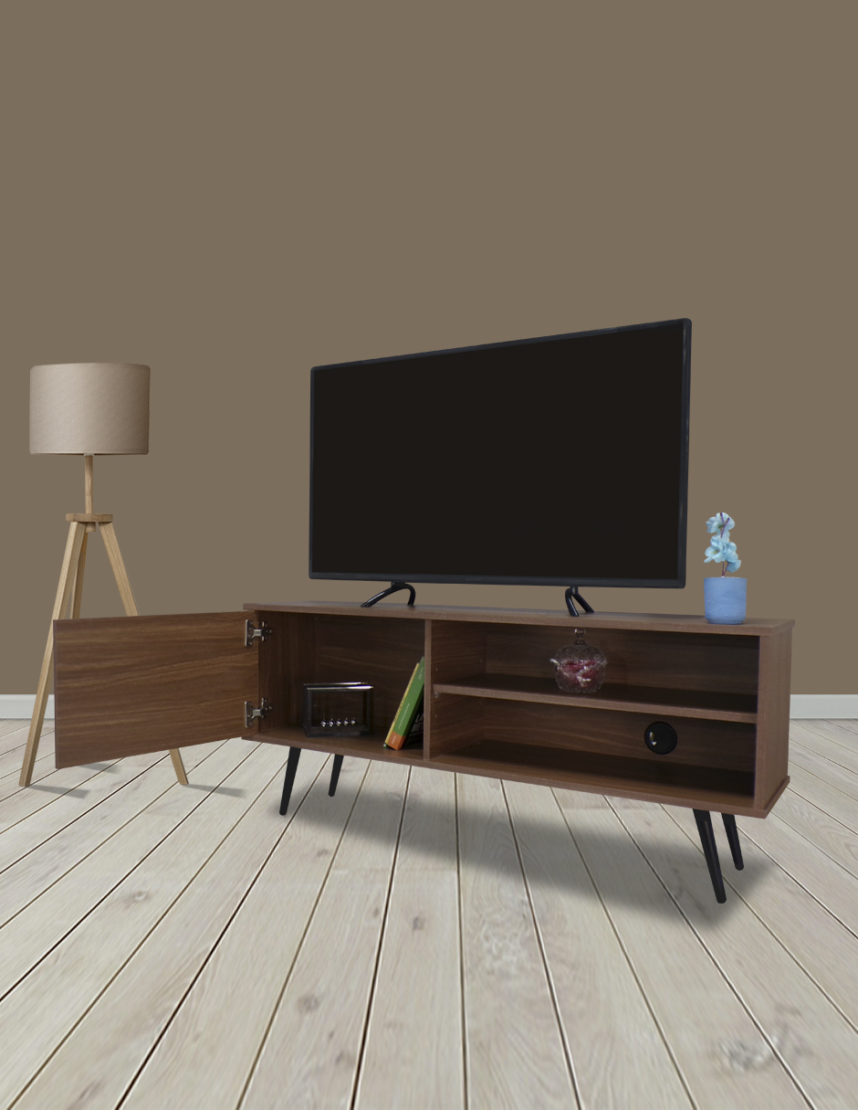 Foto 8 pulgar | Mueble para Tv Salvatore Credenza Vintage con Pasacables