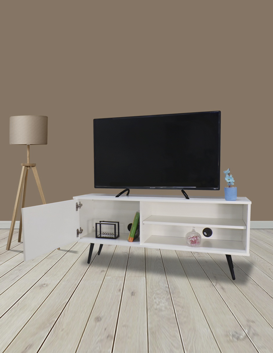 Foto 8 pulgar | Mueble para Tv Salvatore Credenza Vintage con Pasacables