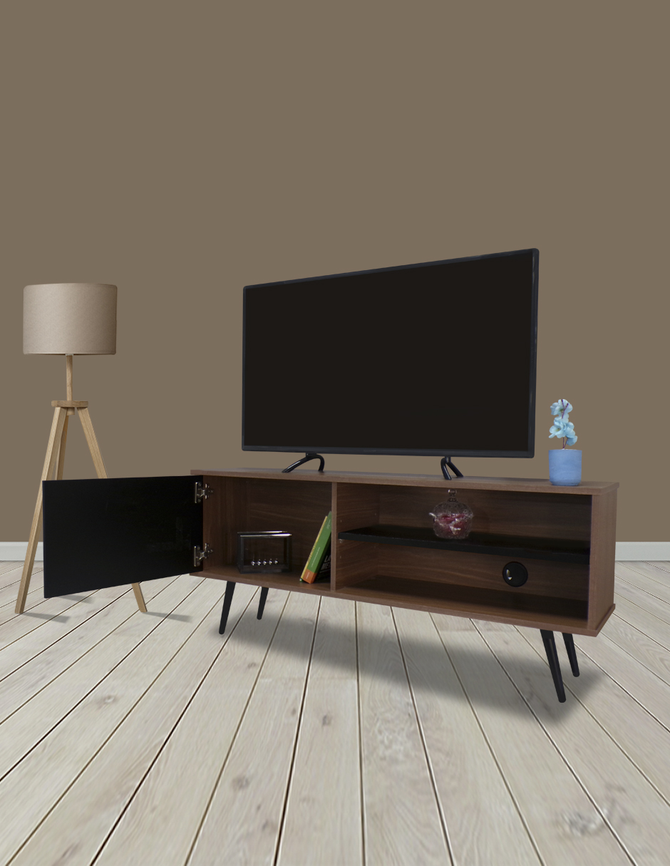 Foto 8 pulgar | Mueble para Tv Salvatore Credenza Vintage con Pasacables