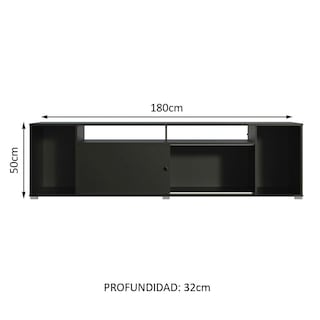 Foto 3 | Mueble para Cocina Madesa Agata Negro