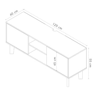 Foto 7 | Mueble Para Tv Tesso Home Beige