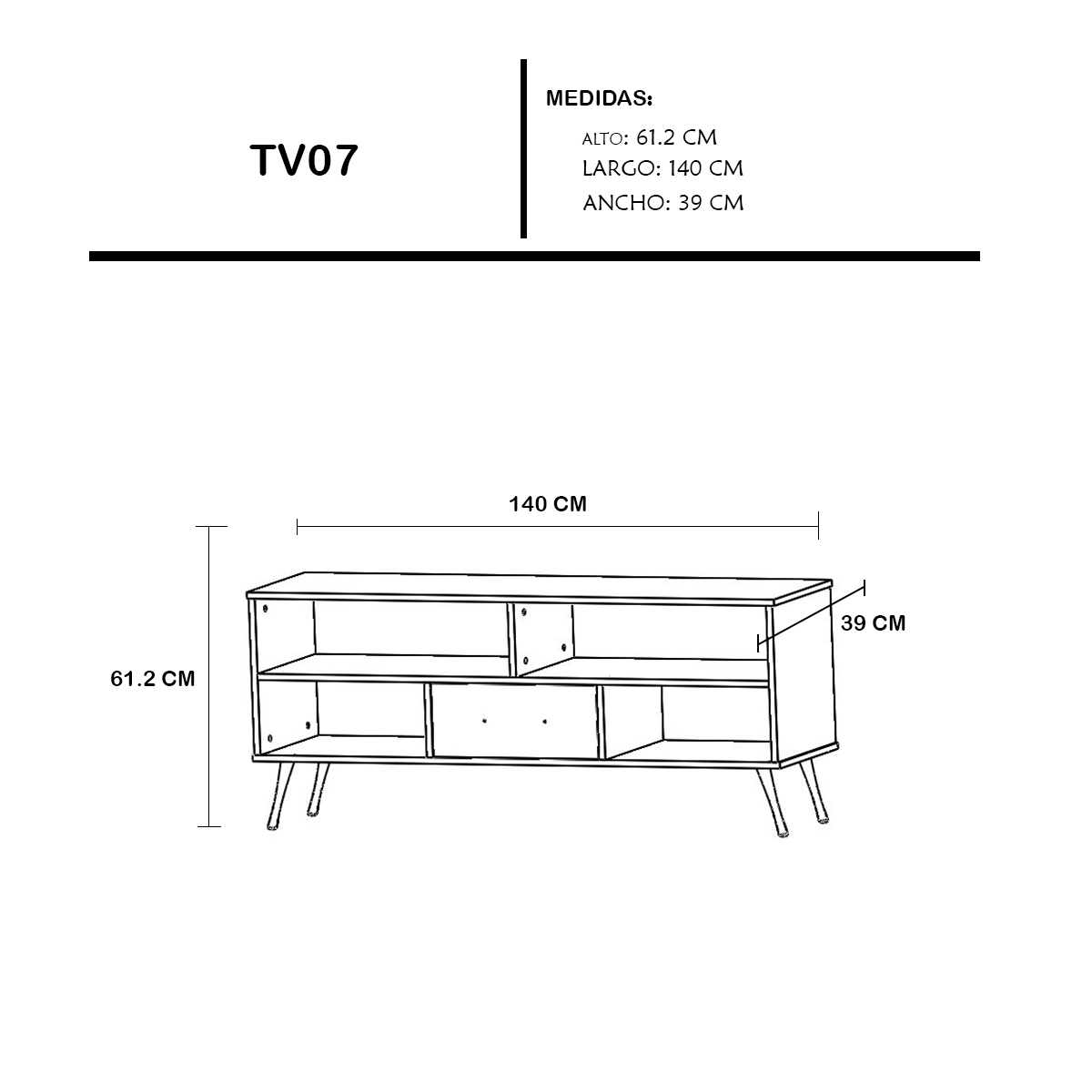 Foto 9 pulgar | Mueble Para Tv Nicole