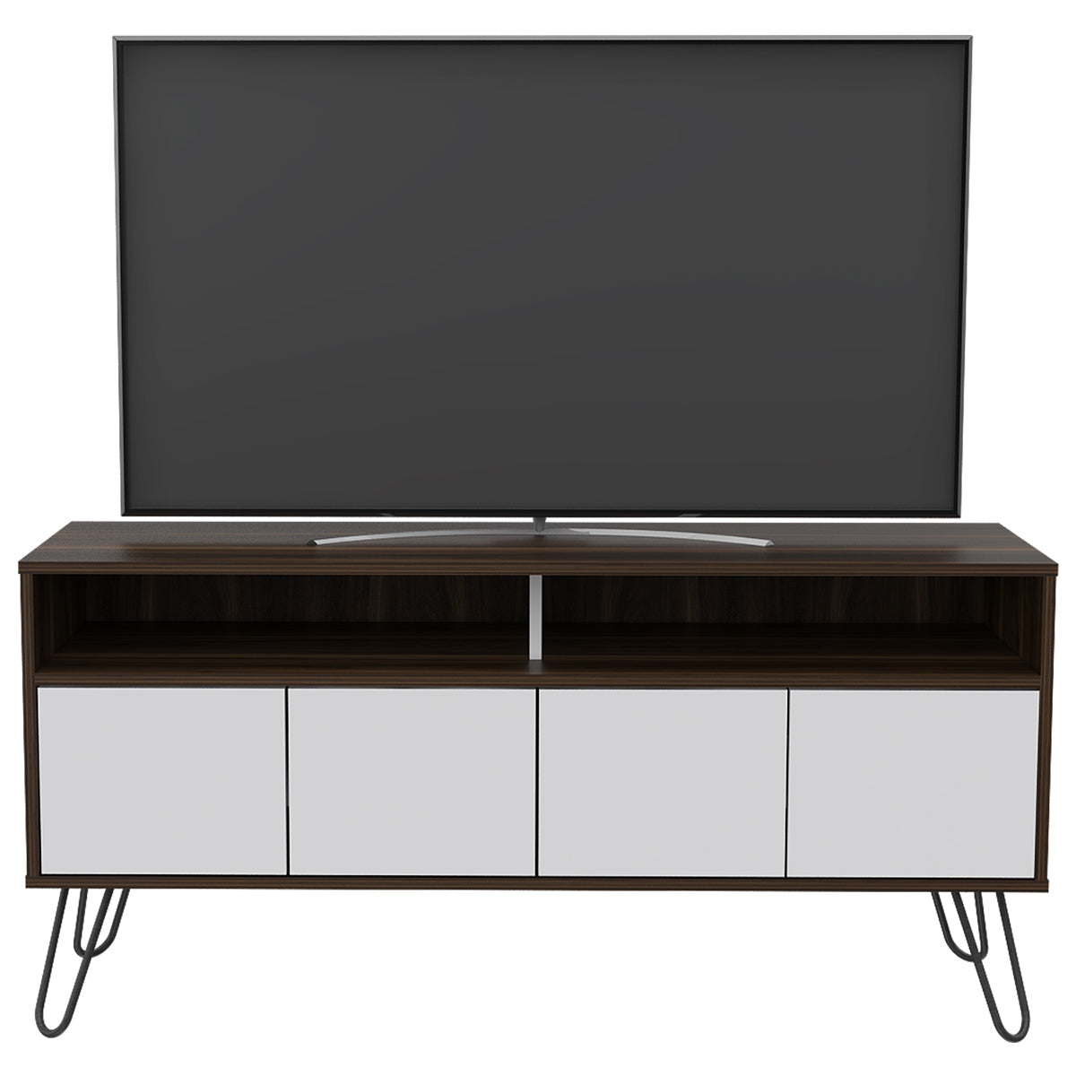 Foto 4 | Rack de TV Vassel Blanco 4 Puertas para Pantalla de 60''