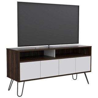 Foto 5 | Rack de TV Vassel Blanco 4 Puertas para Pantalla de 60''