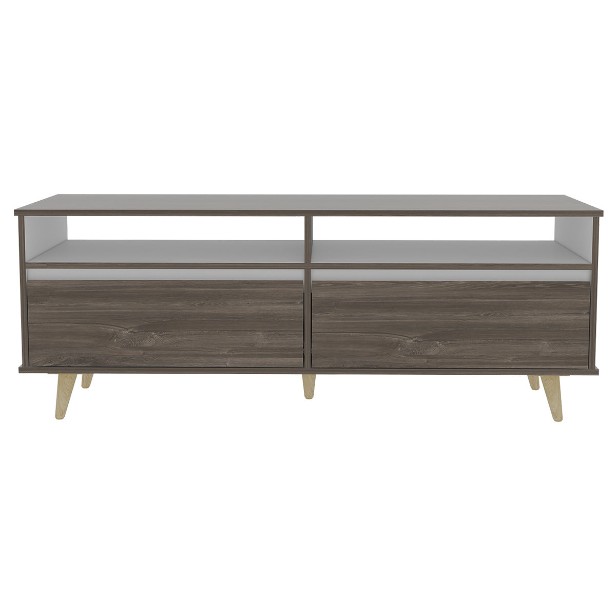 Foto 1 | Rack Almeria Siena color Blanco Y Plomo 2 Entrepaños