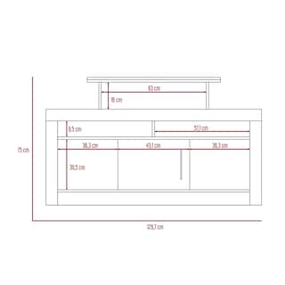 Foto 8 | Mesa para Tv RLD Beige