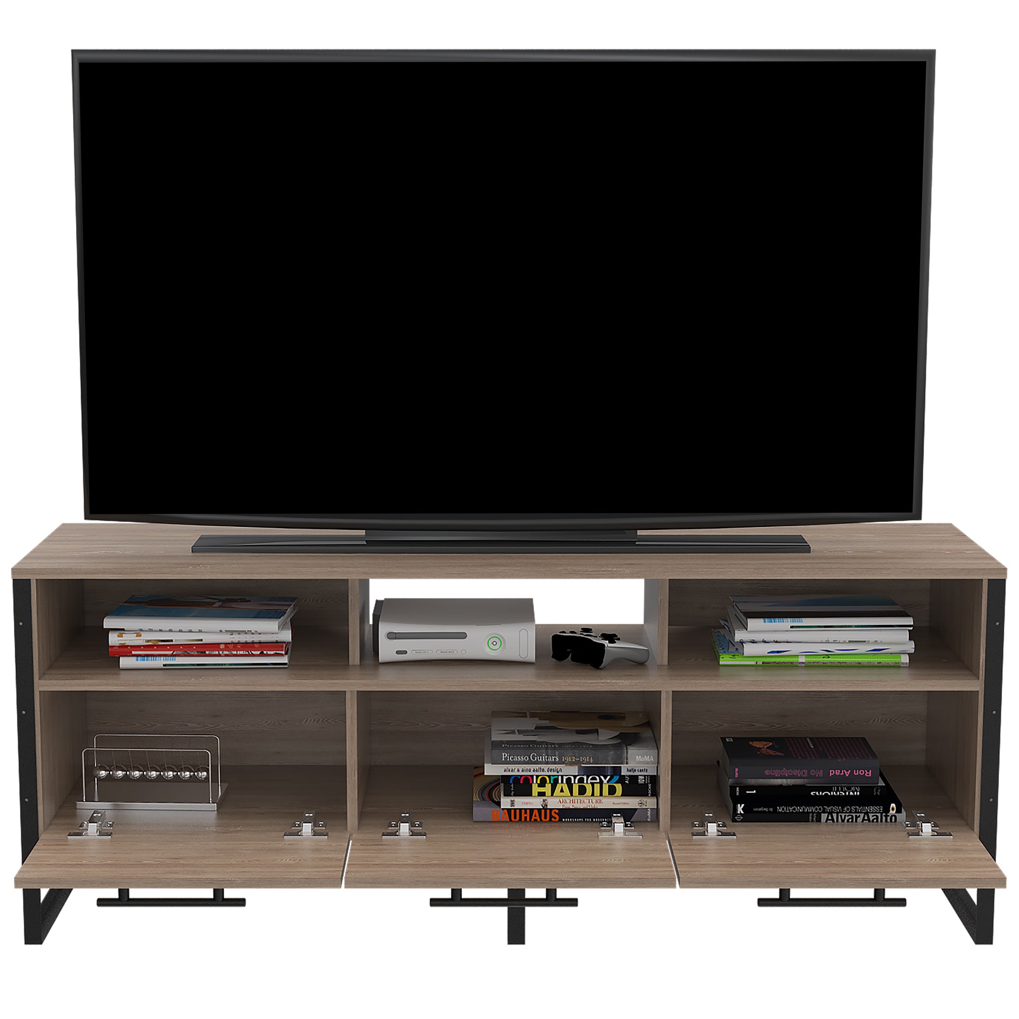 Foto 5 | Rack Para Tv Magnum color Miel con 2 Entrepaños