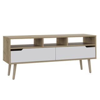 Foto 4 | Rack Tv Oslo color Duna Y Blanco 4 Patas