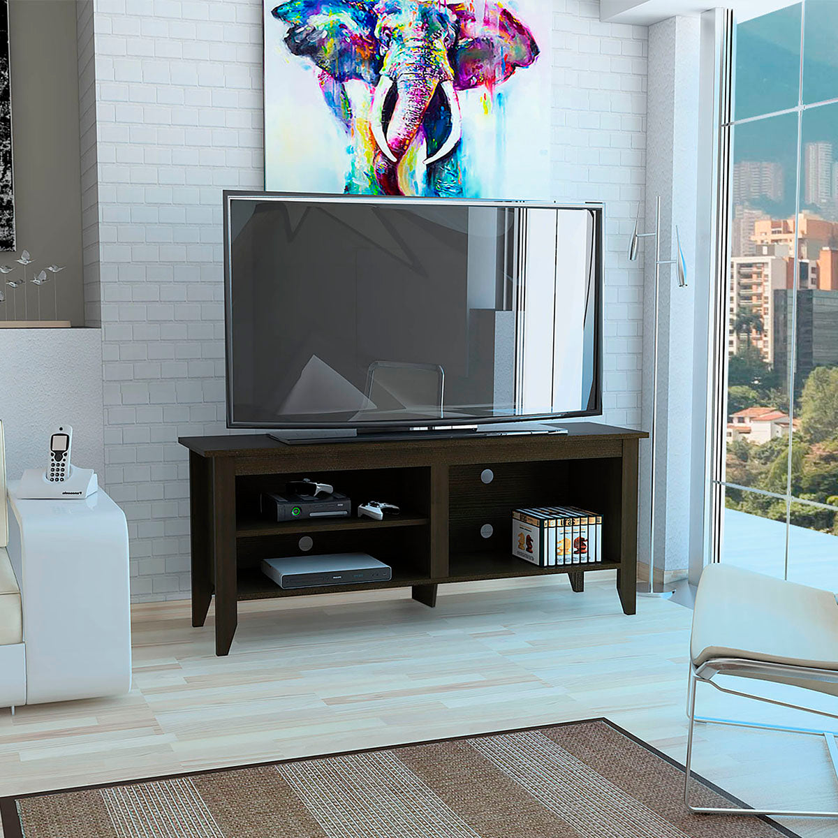 Foto 2 | Rack Para Tv Essential color Wengue
