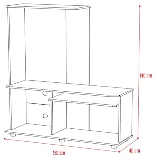 Foto 8 | Mesa para Tv CLW Negro