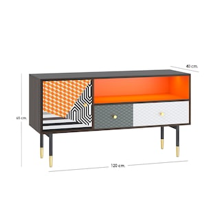 Foto 2 | Mesa para Televisión Ilios Innova Tv1003 Multicolor